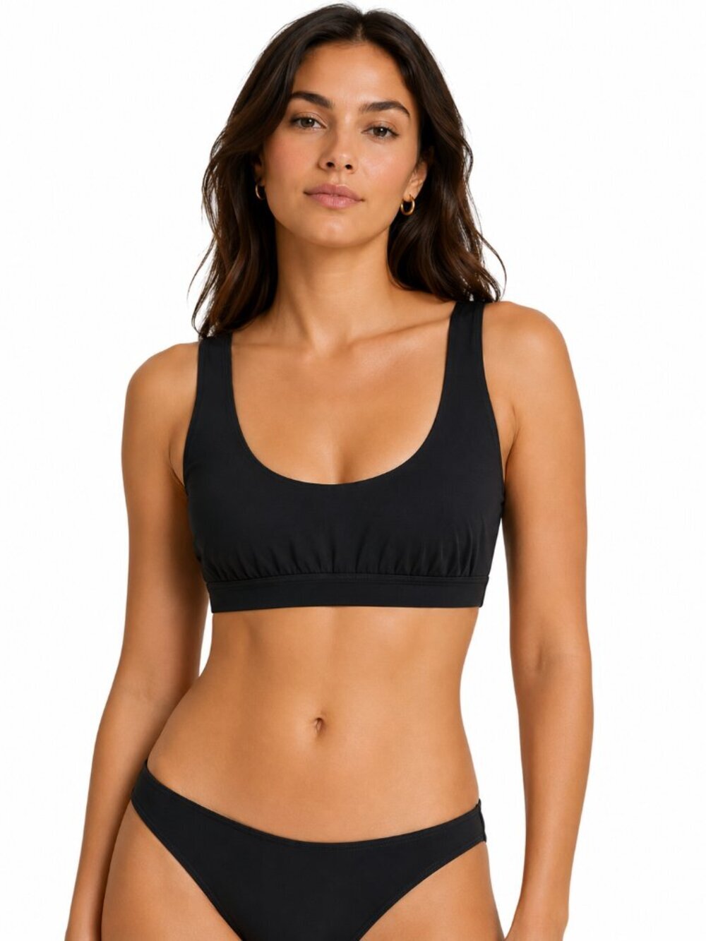 Dippin' Daisy's Black Sporty Swim Top
